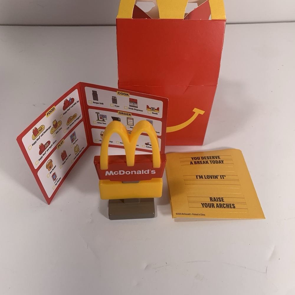 Lil McDonald's 2025 Happy‎ Meal Sign #14 NEW